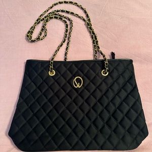 Vintage St. John Nylon Quilted Purse